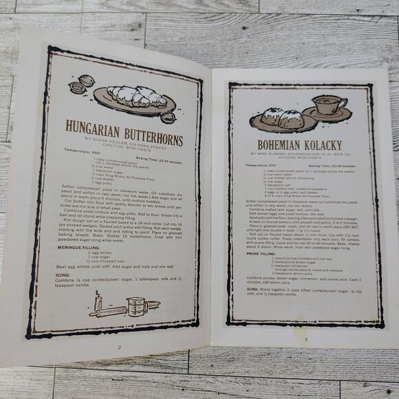 King Midas Baking Queens Favorite Recipes Cookbook Booklet 1960s VERY GOOD - Picture 3 of 12